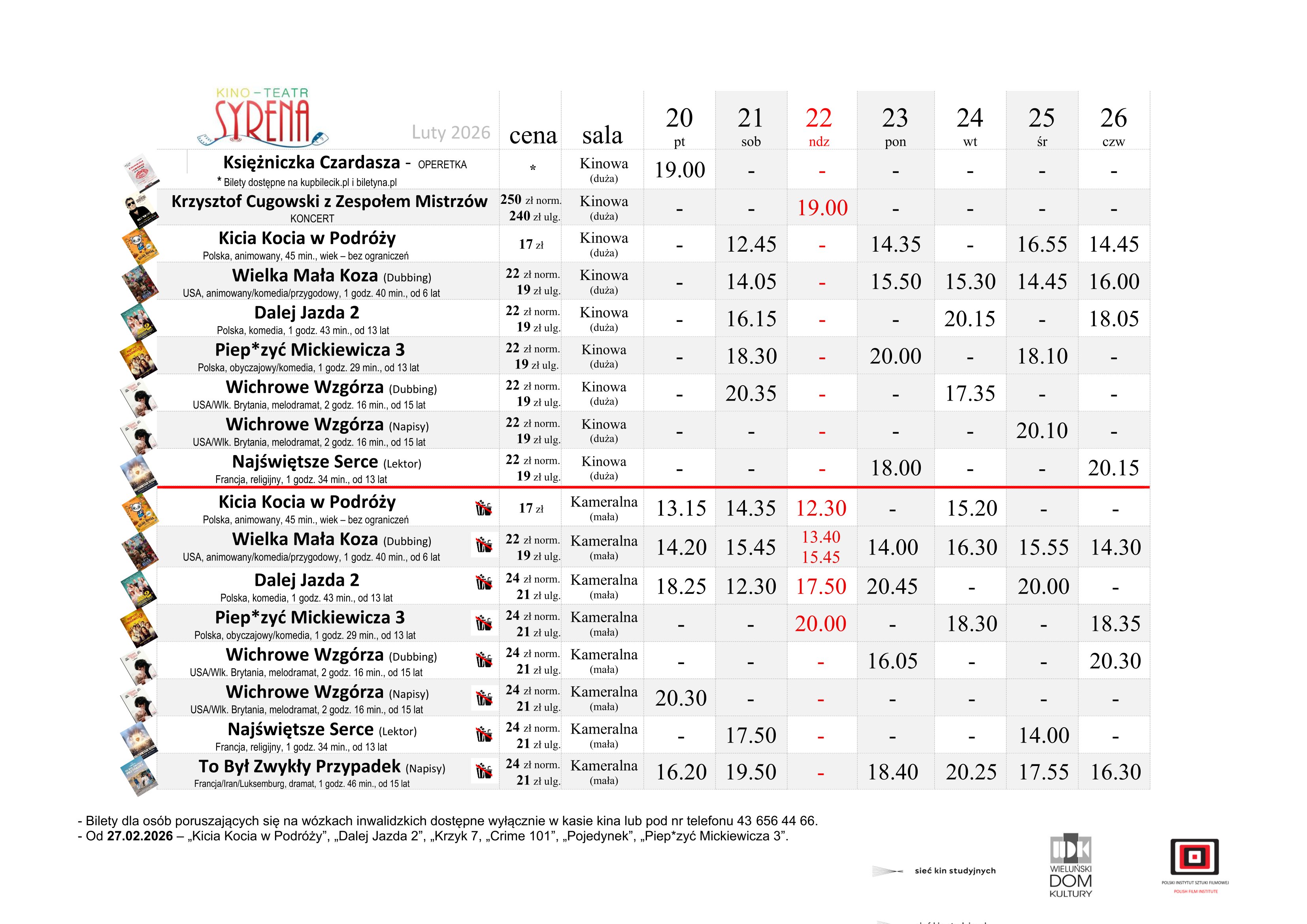 To będzie interesujący tydzień w kinie Syrena w Wieluniu. Sprawdzamy repertuar