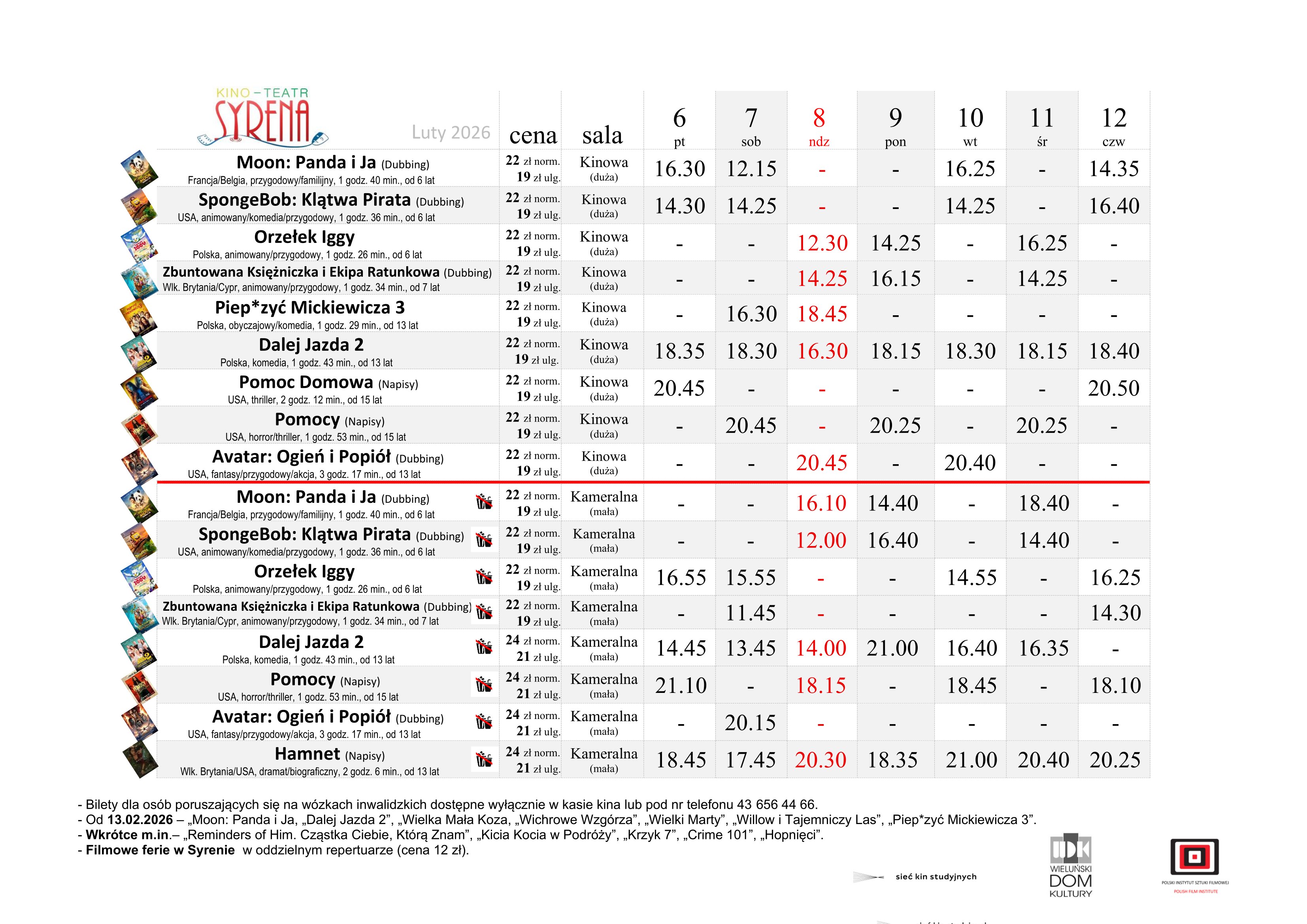 Animacje, horrory, thrillery. Sprawdzamy najnowszy repertuar kina Syrena w Wieluniu